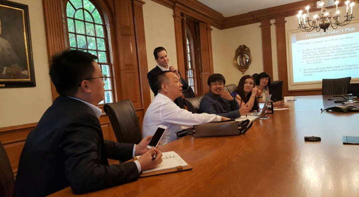 特許經(jīng)營團隊合影