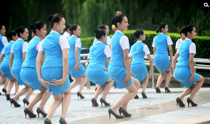 山東空姐跳熱舞